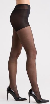 Nordstrom Rack 2-Pack Sheer Control Top Pantyhose in Caviar at Nordstrom Rack, Size Plus