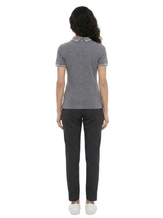 Dolce & Gabbana Womens Gray Cotton Polo Shirt
