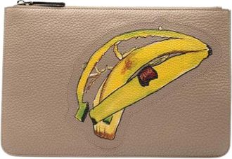 Fendi Pre-owned Clutches, female, Brown, Size: ONE SIZE Pre-owned Leather Clutch