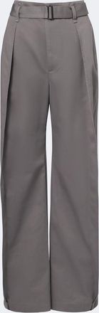 Christophe Lemaire Belted twill wide-leg pants