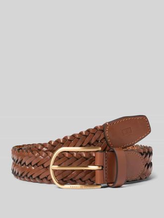 Tommy Hilfiger G&uuml;rtel aus echtem Rindsleder in Cognac, Gr&ouml;&szlig;e 100