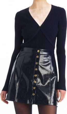 Allison New York Haley Knit Top In Midnight