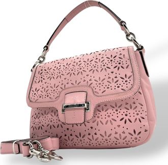 Coach Leather Handbag Shoulder Bag (Pre-Owned)