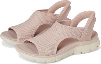 Skechers Summits - Sweetly Evolved Womens Sandals Blush : 5.5 B - Medium, Leather/Rubber/Textile