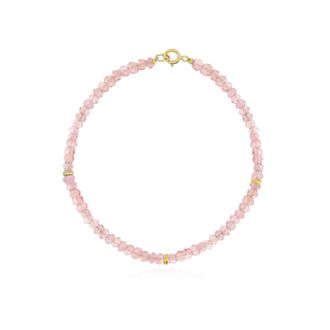 The Lovery Pink Opal Bead Bracelet