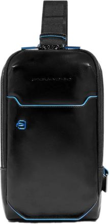 Piquadro Personaliseerbare Sling Bag - Dames - Schoudertassen - Zwart - ONE Size - Katoen - Tassen