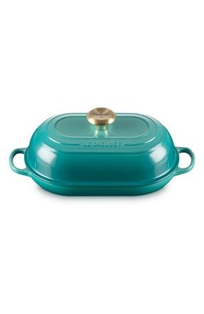 LE CREUSET Signature Cast Iron Bread Oven in Riviera at Nordstrom