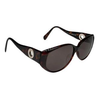 Celine Pre-owned Accessories, female, Brown, Size: ONE SIZE Pre-owned Plastic Sunglasses