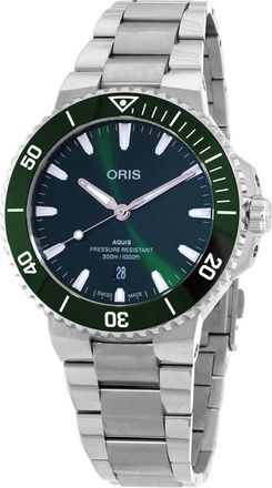 Oris Aquis Date Automatic Green Dial Mens Watch 01 733 7789 4157-07 8 23 04PEB