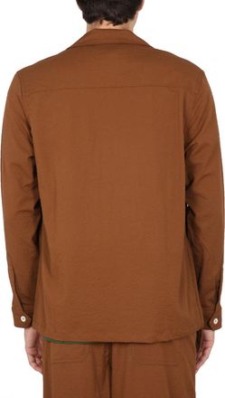 Howlin Cotton Bowling Neck Shirt - Brown