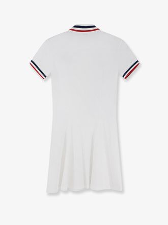 Brunello Cucinelli Womens Mini Dress Stretch Cotton Piqu&eacute; White