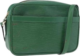 Louis Vuitton Pre-owned Schoudertas - Dames - Vintage Schoudertas - Groen - ONE Size - Leer - Vintage