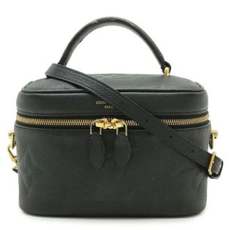 Louis Vuitton Pre-owned Monogram Empreinte Vanity PM Handtas - Dames - Pre-owned - Zwart - Maat: ONE Size Leer