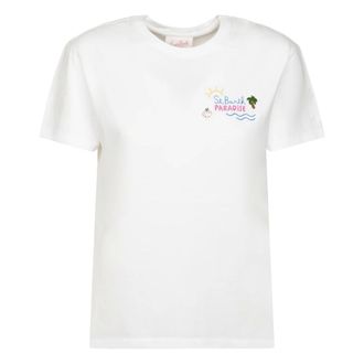 MC2 Saint Barth Emilie Cotton T-shirt - female - MC2 Saint Barth - T-Shirts - White - S - Tops
