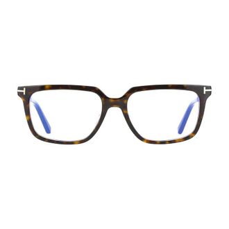 Tom Ford FT6039-B052 Rectangle Full Rim Eyeglasses - Brown