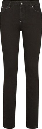 Philipp Plein Miss Slim Fit Statement - Dames - Skinny Jeans - Zwart - W25 - Katoen - Jeans
