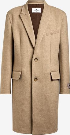 Etro Einreihiger Mantel aus Wolle und Kaschmir