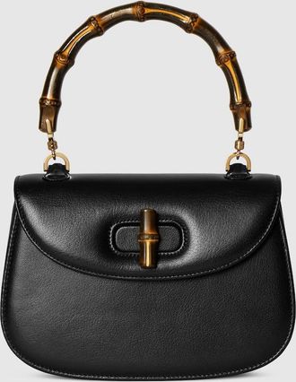 Gucci Bamboo 1947 Small Bag, Black, Leather