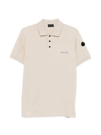 Moncler Logo Cotton Polo Shirt