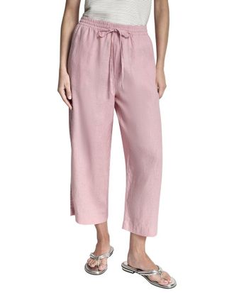 DKNY Dkny Pull On Straight Leg Linen Pant
