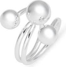 Open Edit Interlocking Orb Ring in Silver at Nordstrom Rack, Size 7