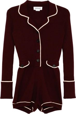 Monse Tuta corta - Rosso