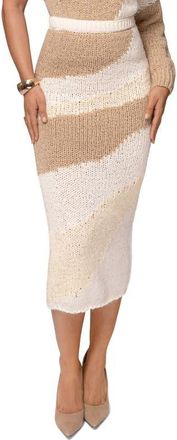 JLUXLABEL Monette Skirt in Beige at Nordstrom, Size Medium