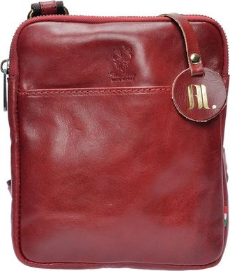 Anna Luchini Rood Rundleer Tas