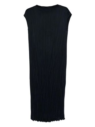 Antonelli Satin Evening Dress With Deep Neckline from