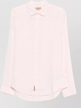 Woolrich linen shirt long sleeves button down collar