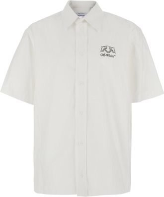 Off-white White Regular Logo Shirt