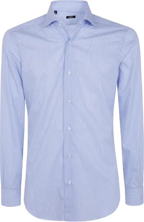 Barba Heren, Overhemden, Blauw, Maat: 3XL