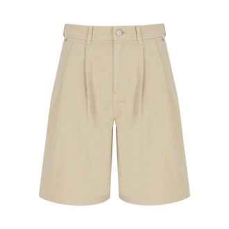 Barbour Daya Denim Bermuda Shorts - Dames - Korte Broeken - Beige - M - Denim - Korte Broeken