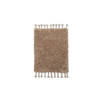 Ferm Living Amass Hochflor L&auml;ufer, 50 x 70 cm, white pepper