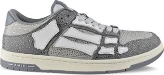 Amiri Crystal Skel-Top Low - Heren - Sneakers - Grijs - 43 EU - Leer - Schoenen