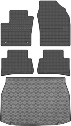 OEM Juego De Alfombrillas De Goma Para Coche Y Alfombrilla Para Maletero Para Toyota C-hr I Crossover (2017-2023)