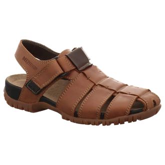 Mephisto Mephisto Basile Nubuck Mens Hook and loop Sandals - Chesnut - Size:UK 10.5