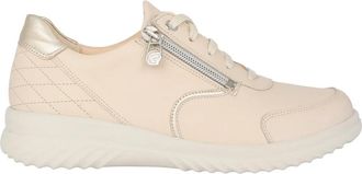 Ganter Heike Lace-Zip Schoenen - Dames - Sneakers - Beige - 38 1/2 EU - Leer - Schoenen