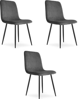 OEM Silla Rift - Pana Gris / Patas Negras X 3
