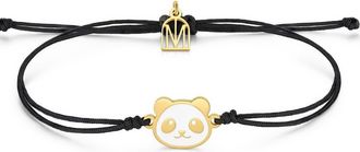 Mantra Panda Luck and Peace bracelet in Yellow Gold at Nordstrom