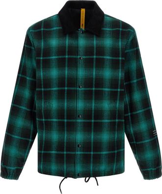 Moncler Green Check Reversible Jacket