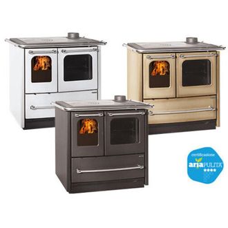 Nordica Cocina De Le&ntilde;a Sovrana Easy Evo 2.0 Blanca - 7,5 Kw - Horno 41l - La Nordica - Calefacci&oacute;n Y Cocci&oacute;n Tradicional