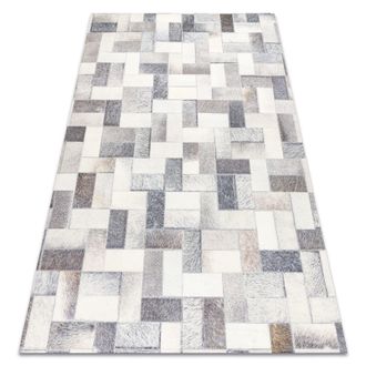 RugsX RugsX Patchwork Rug in Grey | Size: 160 cm x 230 cm