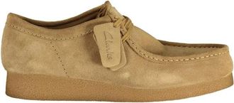 Clarks Su&egrave;de Vetersneaker - Heren - Veterschoenen - Beige - 43 EU - Su&egrave;de - Schoenen