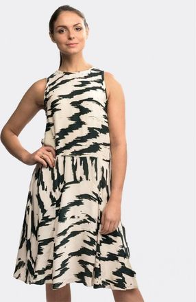 Sams&oslash;e & Sams&oslash;e Samsoe & Womens Evonne Dress in Ivory Viscose - Size X-Small