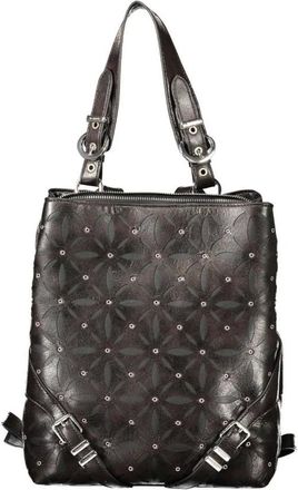 Desigual Zainetto Convertibile Mini Perforato - - Bags - Donna - Nero - ONE SIZE