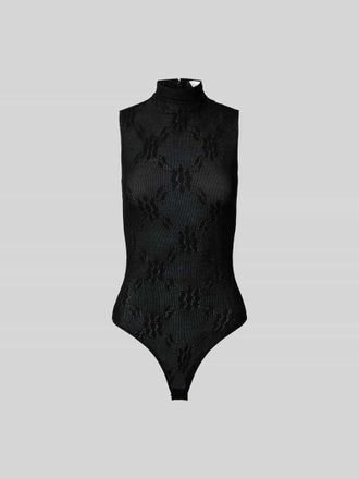 Victoria Beckham Body in Strick-Optik in Black, Gr&ouml;&szlig;e L