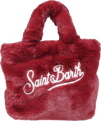MC2 Saint Barth Vanity Mini Soft Fur - - Bags - Donna - Rosso - ONE SIZE