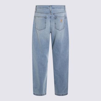 Carhartt Work in Progress Mens Jeans Blue Heavy Worn