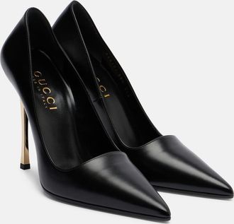 Gucci Bombshell 120 leather pumps